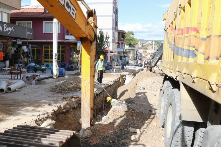 Manisa Demirci’de altyapı çalışmaları sürüyor