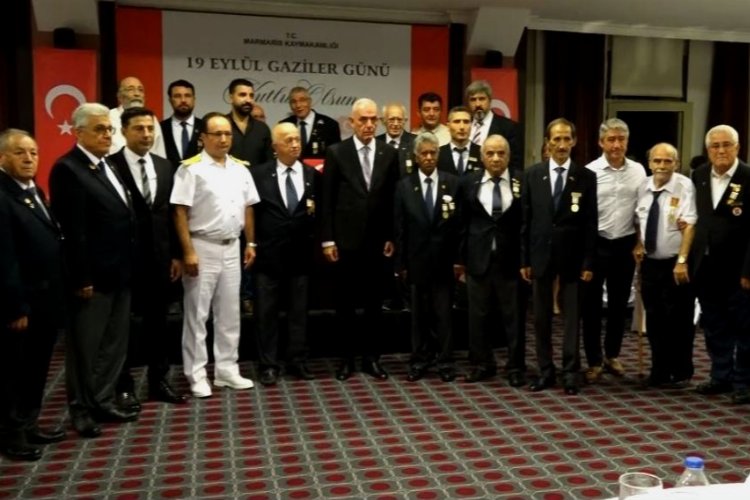 Muğla Marmaris’te gazilere 101. yıl onur plaketi