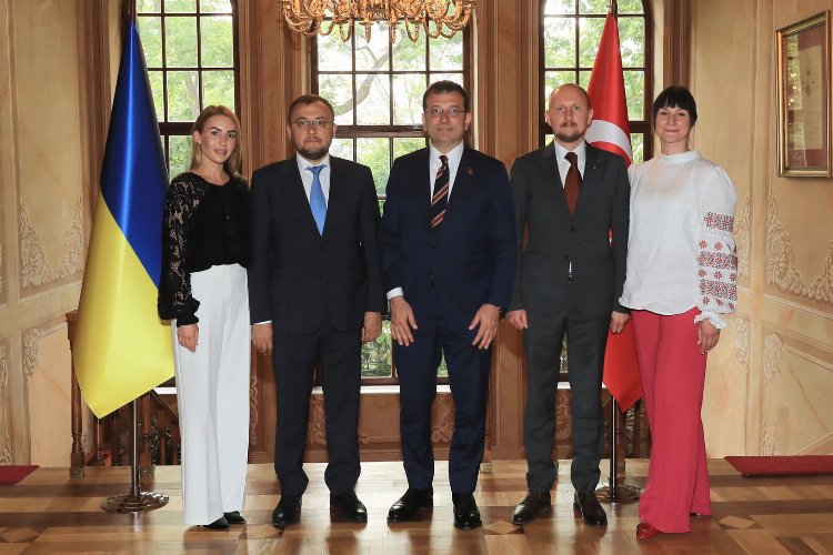 Başkan İmamoğlu Ukrayna Büyükelçisi’ni ağırladı