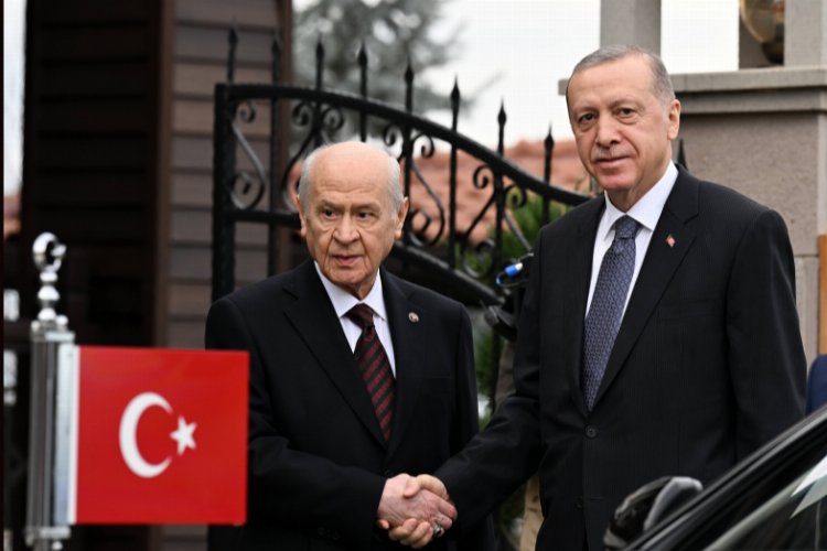 Ankara’da sürpriz ziyaret… Erdoğan, Bahçeli’yle bir araya geldi