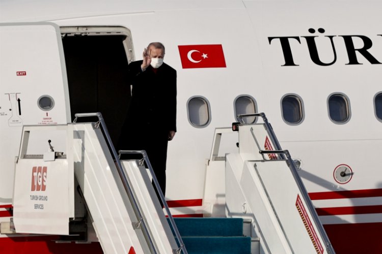 Cumhurbaşkanı Erdoğan Özbekistan’a gitti