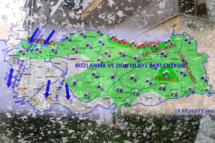 Meteoroloji’den ‘sarı’ ve ‘turuncu’ uyarı
