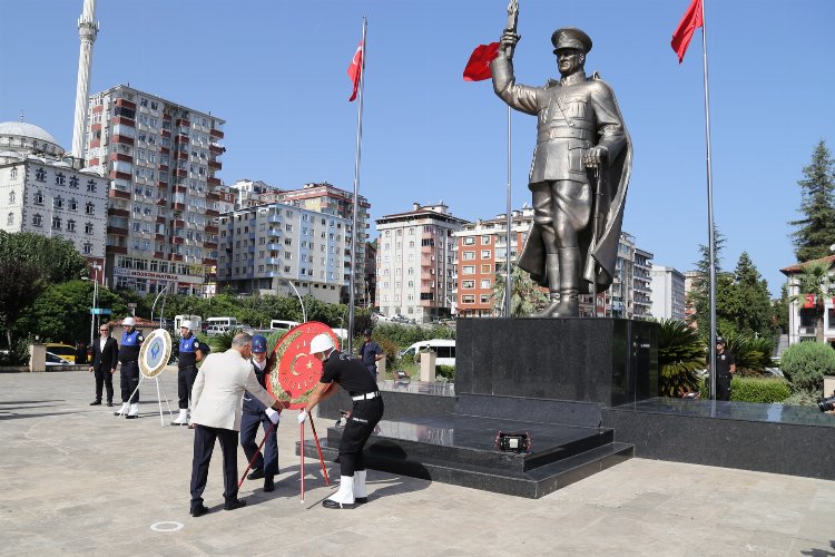 Ata’nın Rize’ye gelişinin 98. yılı kutlandı