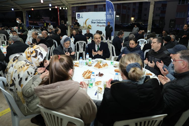 Bursa Büyükşehir Kestel’de oruç açtı