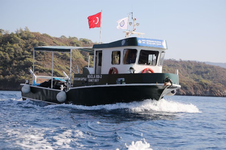 Muğla sahillerinde ‘atk su’ mesaisi