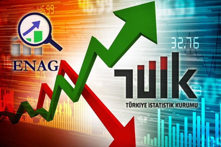 Kasım ayı enflasyon rakamları açıklandı… TÜİK’e göre % 84,39 olan enflasyon ENAG’a göre % 170,70!