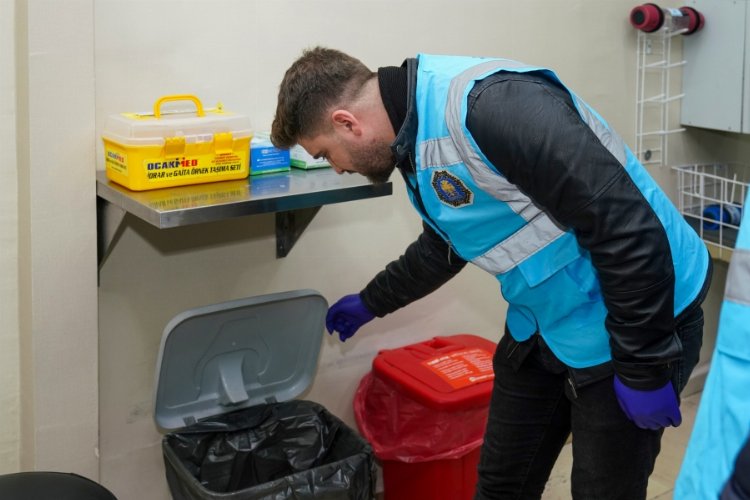 Diyarbakır’da sağlık kuruluşlarında tıbbi atık denetimi