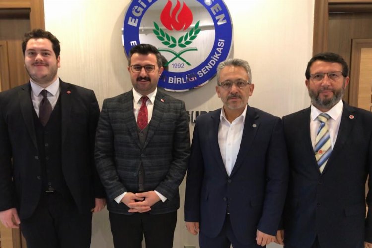 Saadet Partisi Kayseri’den Eğitimciler Birliği’ne ziyaret