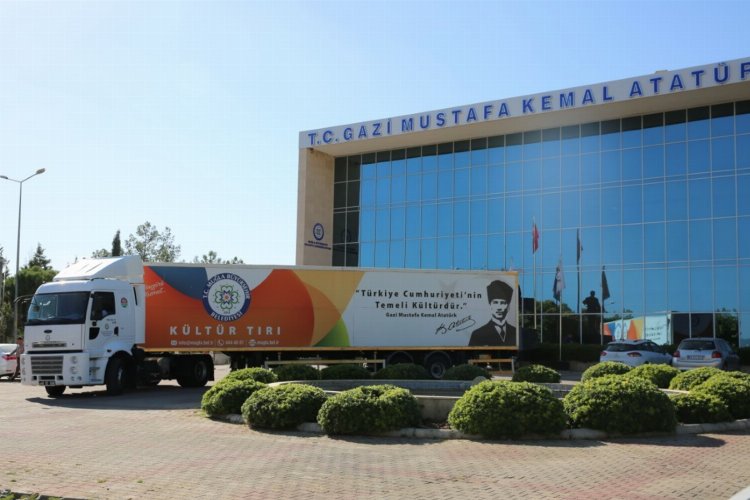Muğla’nın ‘Kültür Tırı’ hizmet için yollarda