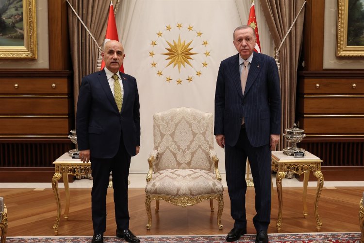 Cumhurbaşkanı Erdoğan, Bakan Kirişci’yi kabul etti