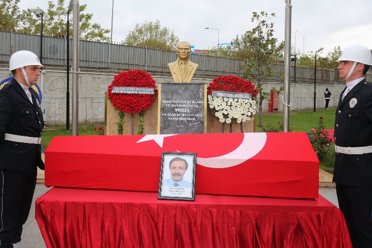 Şehit polis memuru için Bursa’da tören düzenlendi