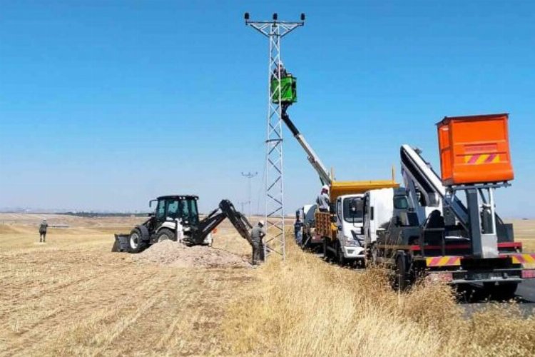 Diyarbakır’da çiftçiye elektrik desteği