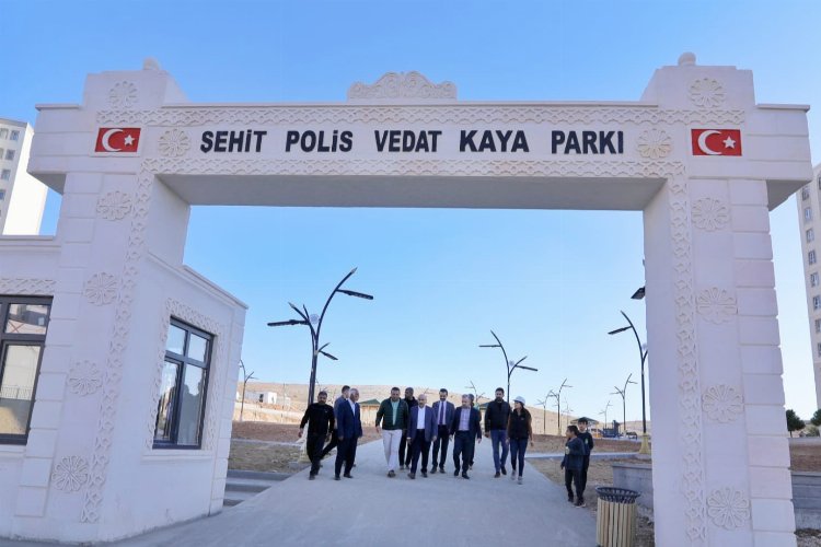 Mardin’de ‘Şehit Vedat Kaya Parkı’ şekillendi