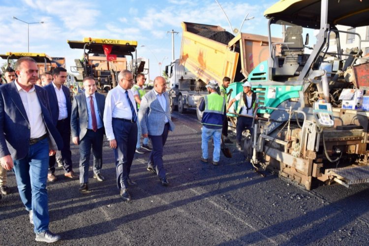 Diyarbakır’da yol yapım çalışmalarına Vali’den denetim