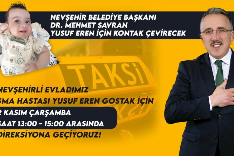Mehmet Savran’dan SMA’lı minik Yusuf için şoför koltuğunda