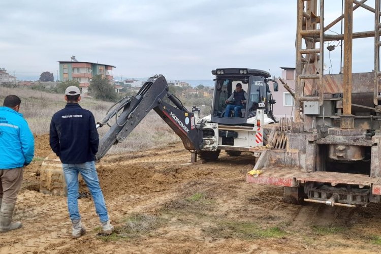 Manisa’da Köprübaşı merkezine sağlıklı su için sondaj