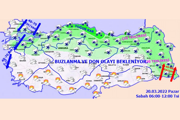 Meteoroloji’den uyarı… Bugün yurtta hava nasıl?