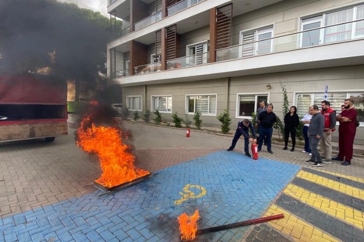 Manisa’da ‘temel yangın eğitimleri’ sürüyor